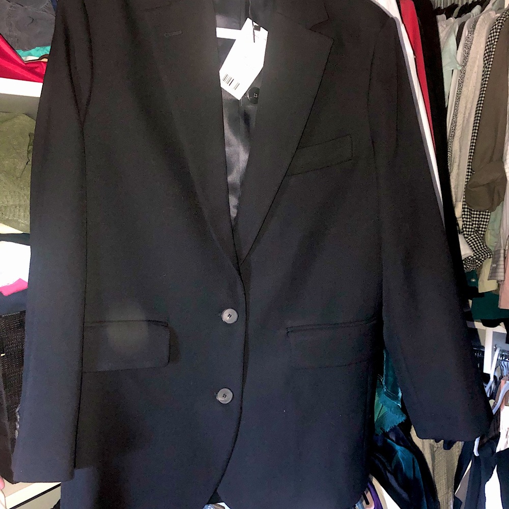 NWT Mango MNG black women’s blazer, size S